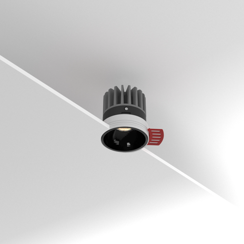 Round Downlight COB Darklight Recessed Trimless Φ: 75mm