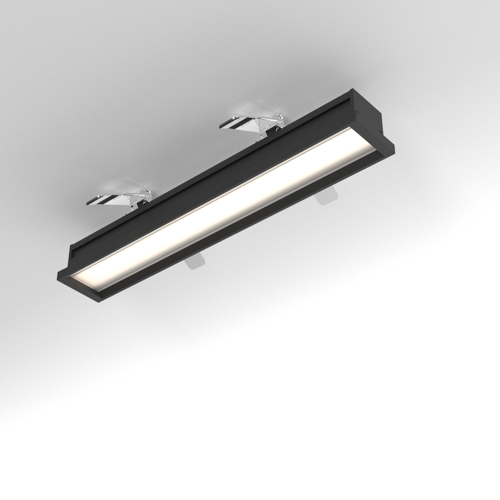 Linux 49 Linear light L:30cm Recessed Flanged